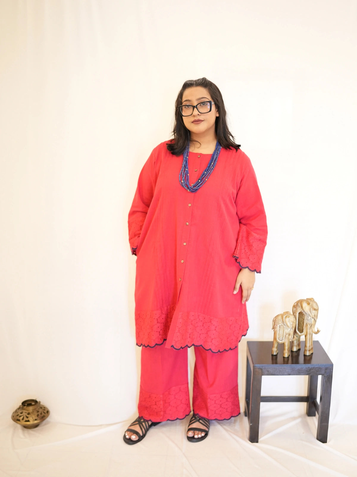 S A A D A – 𝐶ℎ𝑒𝑟𝑟𝑦 𝑅𝑒𝑑 Kurta